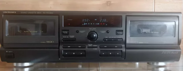 Lecteur cassette k7 audio stéréo Dolby HX-PRO - Technics RS-B705 - RCA -  Test ok