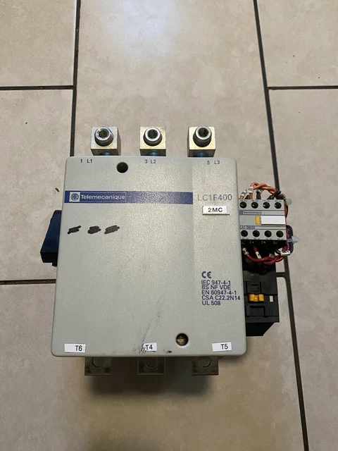 Telemecanique  Lc1F400 Contactor 420 Amp/ 600 V