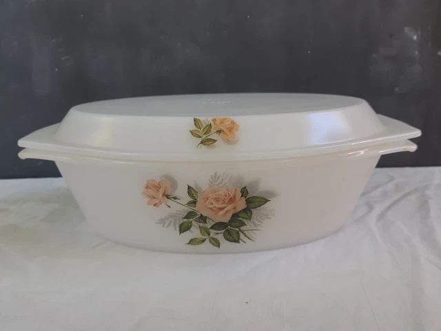 ARCOPAL * COQUELICOT BLEUET MARGUERITE * plat ovale four 36 x 23,5 x 3 cm fleurs EUR 5,50 - FR