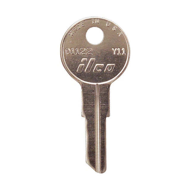 KABA ILCO 01122-Y11 Key Blank,Brass,Type Y11,5 Pin,PK10