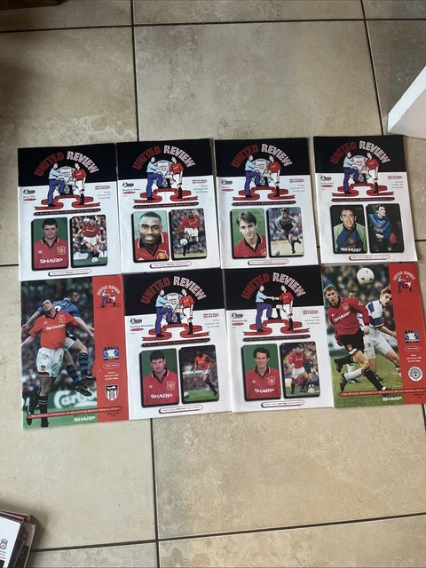 A large quantity of Manchester United review football programmes, 1970s