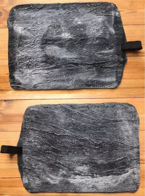 Concrete RUBBER stamp mat for printing on cement imprint  double sided  SAND