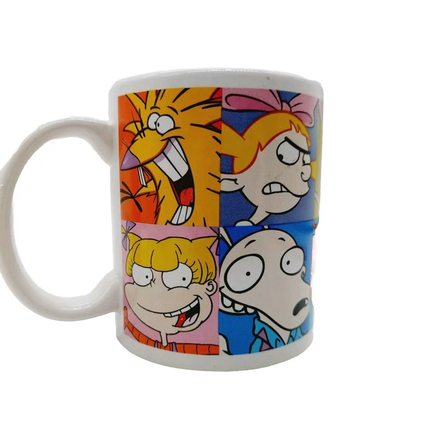 NICKELODEON REN STIMPY Rugrats Rocko Angry Beaver Hey Arnold 20 oz ...