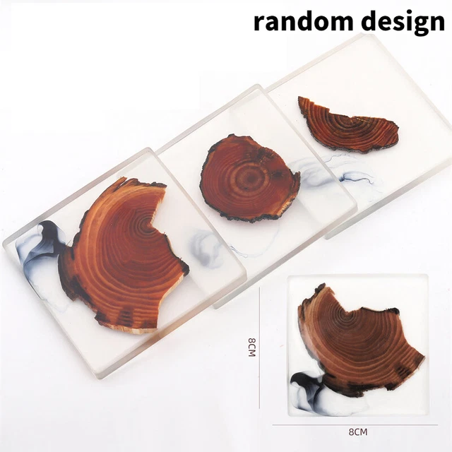 1PC Round Resin Nail Color Palette Gel Nail Art Shelf Cosmetic Mixing Tool EI