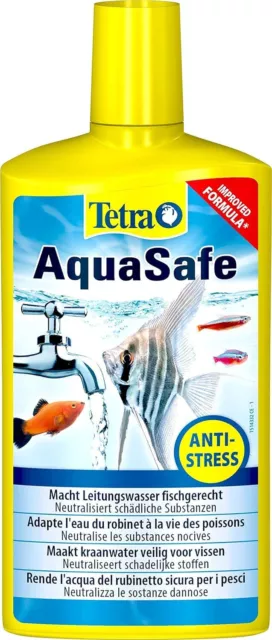 Tetra AquaSafe Wasseraufbereiter fischgerecht naturnah Aquariumwasser 500 ml