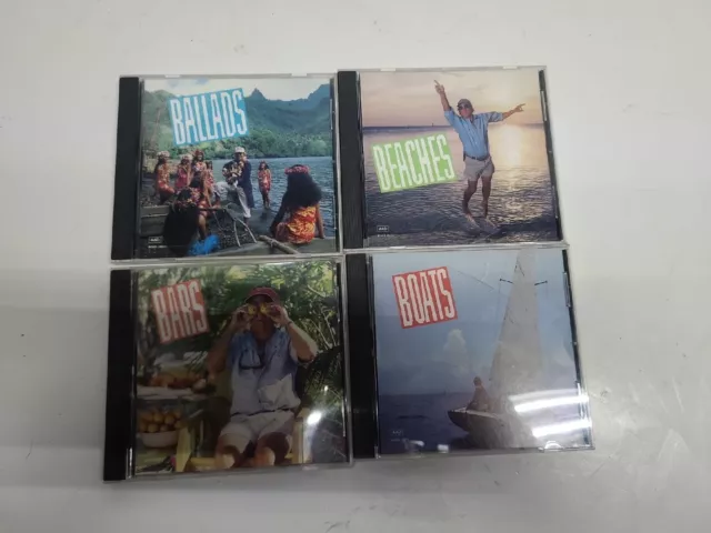Jimmy Buffett Boats, Beaches, Bars & Ballads (CD, May-1992, 4 Discs
