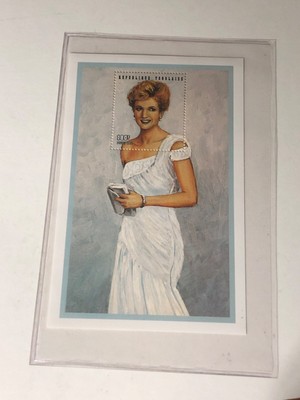 Princess Diana 1997 Togolaise Commemorative stamp Sheet, W/COA
