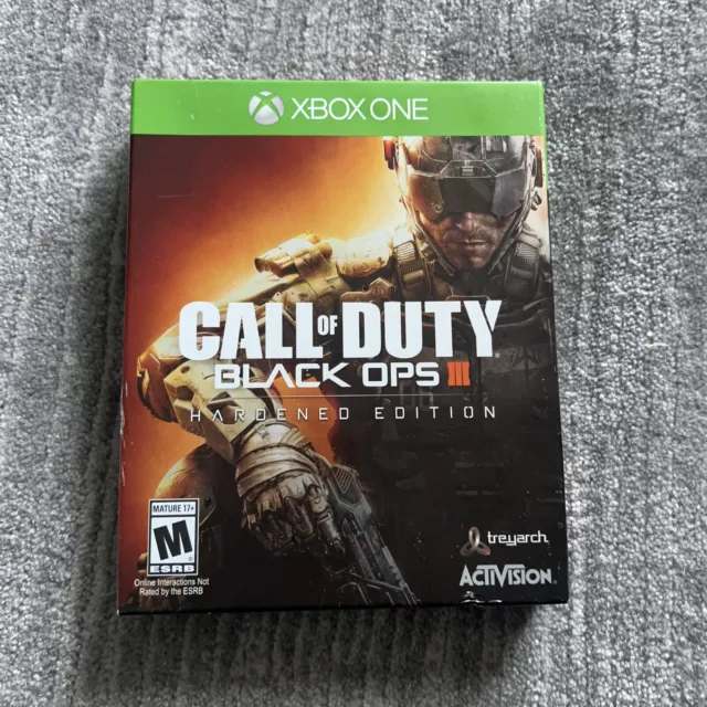 Call Of Duty Black Ops 3 Hardened Edition Steelbook (Xbox One, 2015) CIB Tested