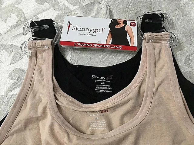 SKINNYGIRL SMOOTHERS & Shapers Size 3X Seamless 2 Shaping Camis