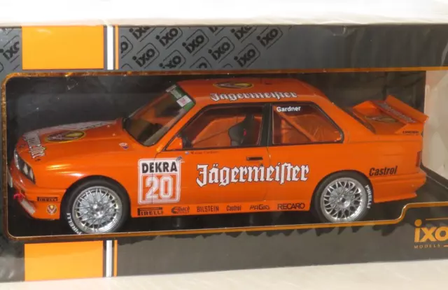1/18 BMW M3 ( E30 )  Jagermeister  Nurburgring DTM 1992 #20 W.Gardner