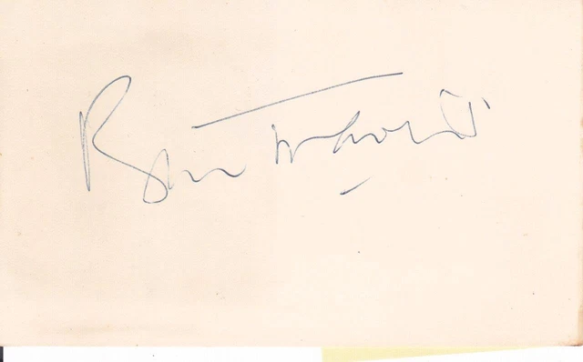 PETER MASTERSON Signed 3x5 Index Card Actor/The Exorcist COA