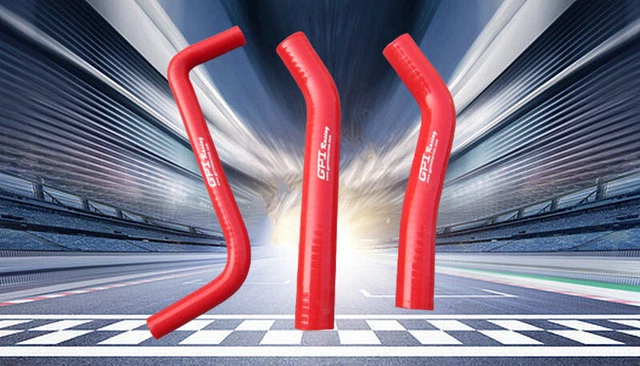 GPI Racing Black Silicone Radiator Coolant Hose For Honda TRX450R 2004-2018