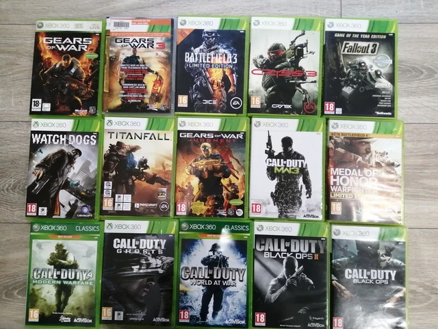 Lot De Jeux Xbox 360 - Occasion En Bon état, Plusieurs Titres, Parfait Pour Compléter Sa Collection