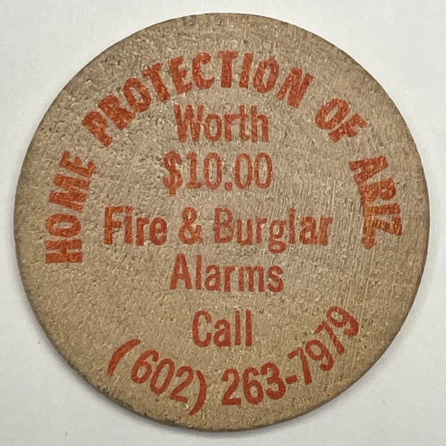 Home Protection Of Arizona Wooden Nickel Token