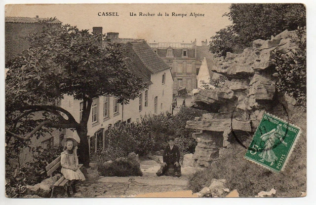 CASSEL Nord CPA 59 un rocher de la rampe Alpine