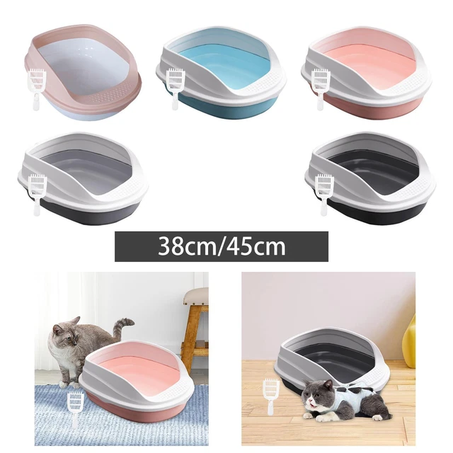 Open Cats Toilet Cat Small Dogs Bedpan Cage Easy to Clean Pet Supplies Kitten