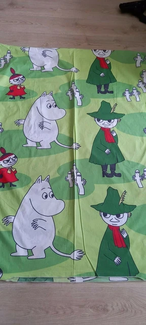 Funda de edredón individual de algodón de colección de personajes Moomintroll