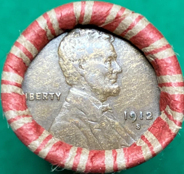 1912-S / Red Tail Lincoln Wheat Penny Roll**Better Collector's Coins**1909 -1955