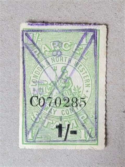 RAILWAY PARCEL STAMP LONDON NORTH WESTERN - #6130a