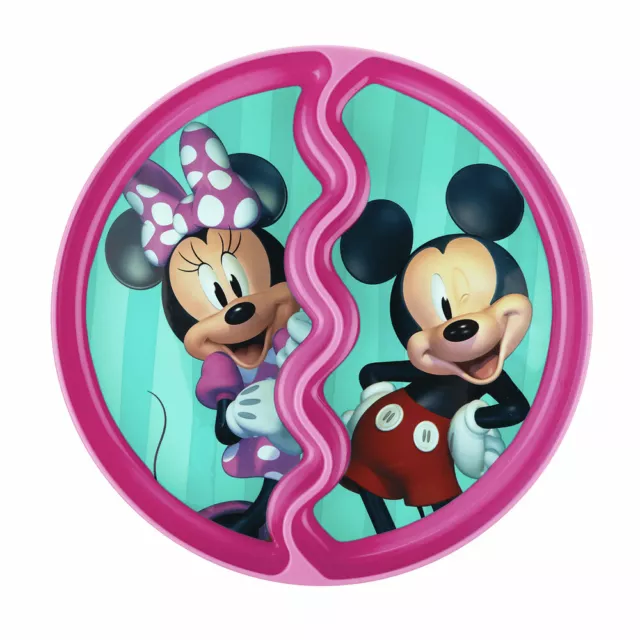 Disney Junior Minnie Mouse Children's/Toddler Suction Dinner Plate 12m+ Pink