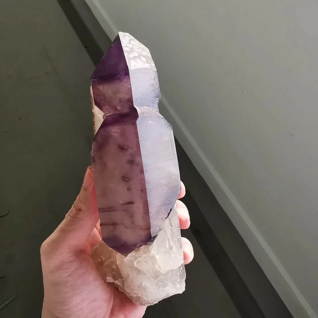 Amethyst Scepter on Quartz, Ambatomanoina, Antananarivo Province, Madagascar