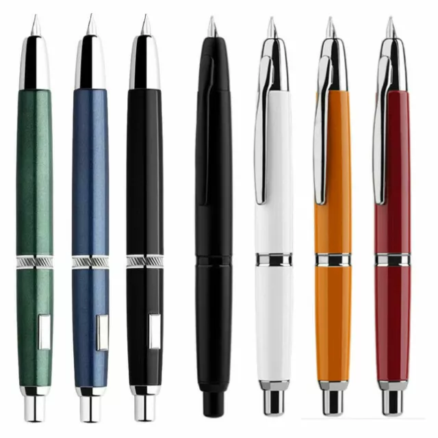 Majohn A1 Press Retracta Fountain Pen EF 0.4mm Matel Office Ink Pen Writing Gift