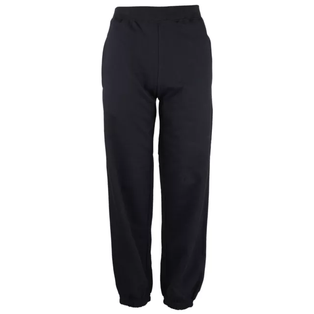 Age 3-15 Plain Jogging Bottoms Unisex Fleece P.E Cuffed Elastic Tracksuit 3