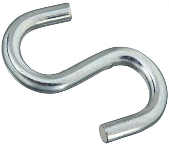 National Hardware N347-856 240 lbs. Steel Heavy Open S-Hook 4 L in. (Pack of 5)