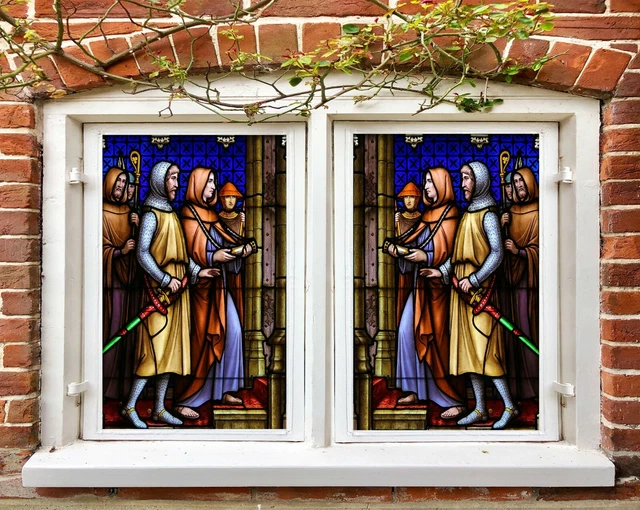 3D Door People O476 Window Film Print Sticker Cling Stained Glass UV Block Am