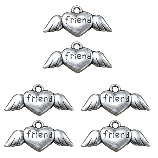 60 pcs Legierung Anhänger DIY Antike Silber Charme Für Armband Handwerk