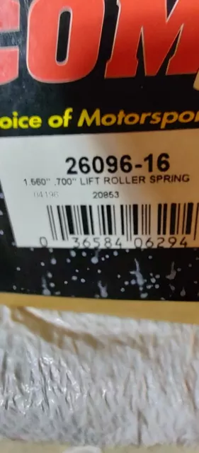 SALE REDUCED New Comp Cams 26096-16 roller valve springs .700" lift SALE REDUCED New Comp Cams 26096-16 roller valve springs .700" lift