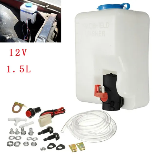Sistema de limpieza de lunas de coche 15L olla de lavado limpiaparabrisas universal botella pulverizadora
