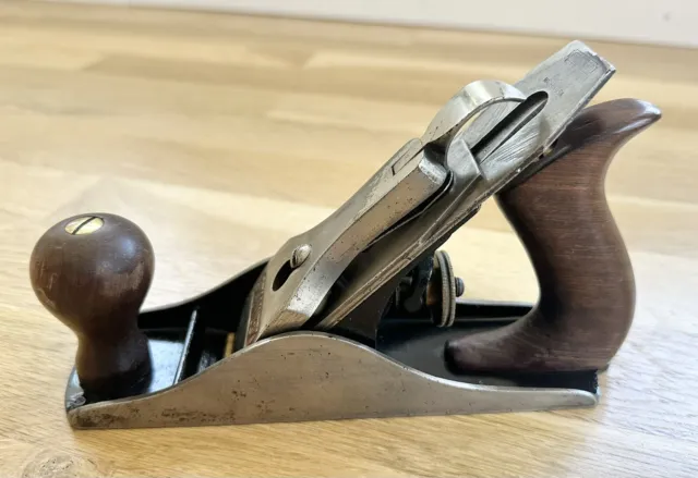 Very Nice Vintage Antique Stanley No. 2 Sweetheart Wood Plane
