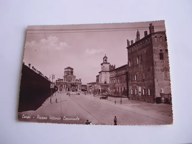 Modena - Carpi  Piazza Vittorio Emanuele - spedita f. g. 1939