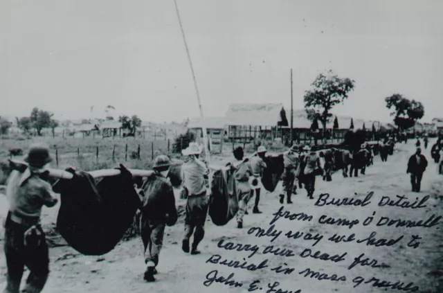 John Love Signed Autographed 4x6 Photo WWII Bataan Death March Camp O'Donnell