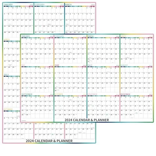 DRY ERASE CALENDAR 2024 2024 Yearly Wall Calendar, January 2024