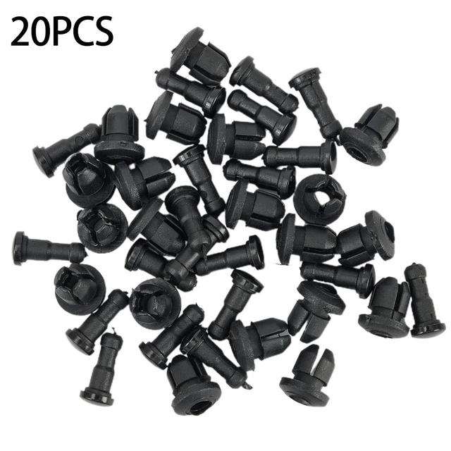 Lot De 10 Clips De Carénage Pour Honda CBR1100XX Blackbird & Pan European ST1300 - Nylon Noir