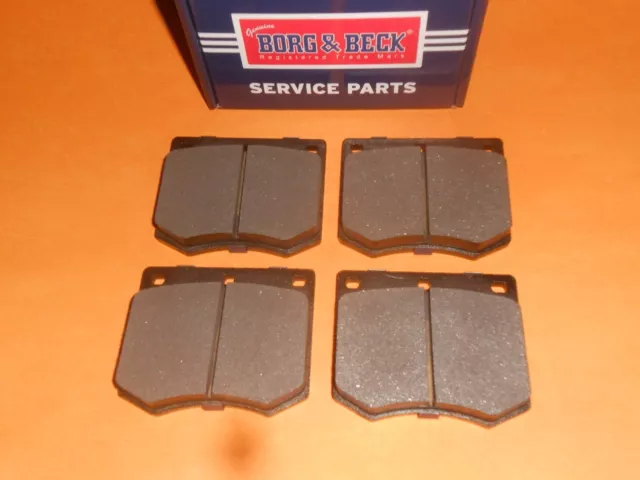 FORD ESCORT Mk2 1.1, 1.3, 1.6 (1975-80) NEW BRAKE PADS-GENUINE BORG & BECK