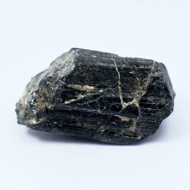 43.45 Cts Natural Black Nigerian Tourmaline Uncut Certified Gemstone Rough
