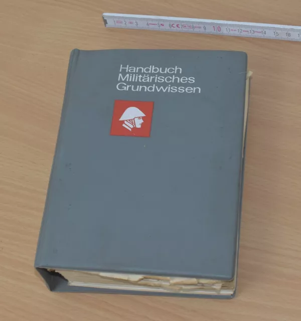 original DDR NVA Handbuch Militärisches Grundwissen, 4. Auflage 1973
