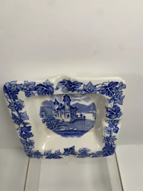 Vintage Maling Newcastle-On-Tyne England Ash Tray CHIPS BACK SLIGHT STAINS FRONT 3