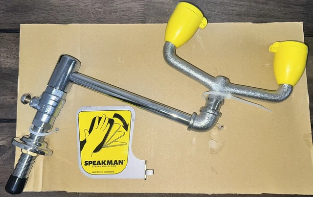 Speakman SE-572-LH Counter Mounted Laboratory Eyewash with Left Hand Activator