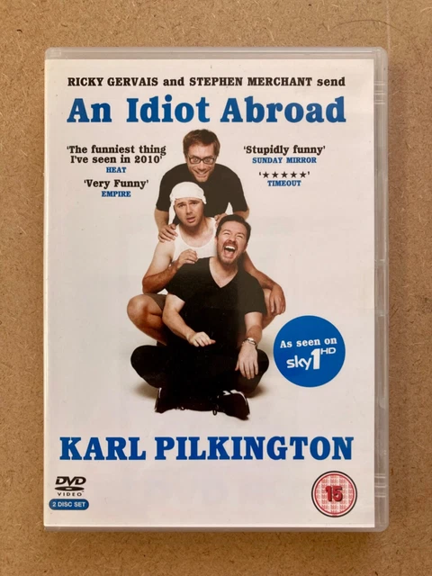 RICKY GERVAIS AN Idiot Abroad Karl Pilkington * Dvd * 2010 EUR 4,20