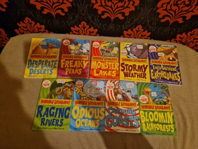 Horrible Geographies Kids Book Bundle Joblot - 9 x Books