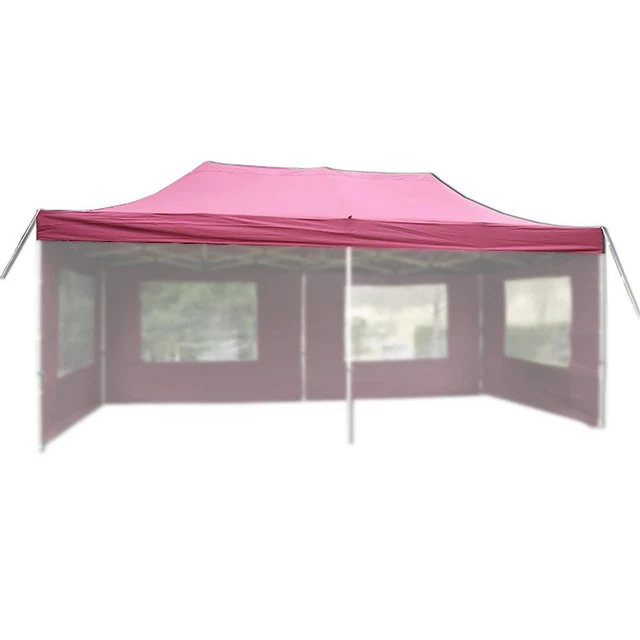 ERSATZDACH FÜR FALT Pavillon Faltpavillon burgund 3x6 m Festzeltdach