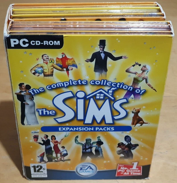 THE SIMS THE Complete Collection Of Expansion Packs For PC CD-Rom £14. ...