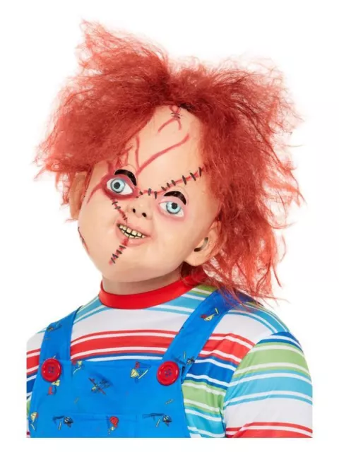 Ufficiale Chucky Lattice Bambini Play Horror Halloween Maschera Accessorio