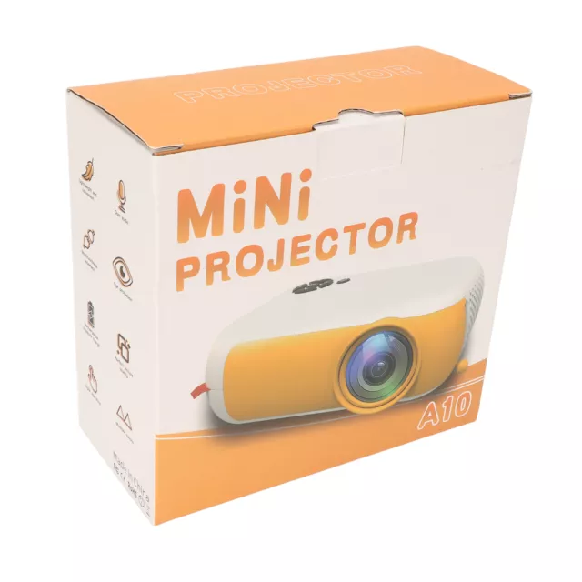 Mini proiettore HD 1920x1080 Distanza di proiezione risoluzione 0,5 a 3. Home BGS