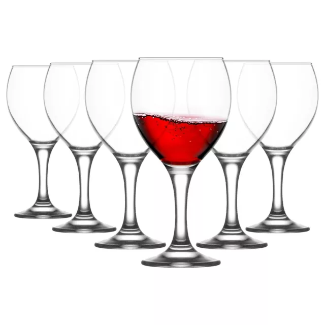 6x LAV 365ml Misket Red Wine Glasses Party Cocktail Drinking Glass Goblet Set