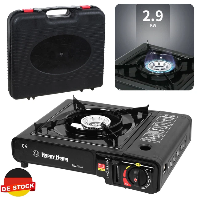 Kartuschenkocher flammig Camping Gas Kocher Outdoor Campingkocher Herd tragbar